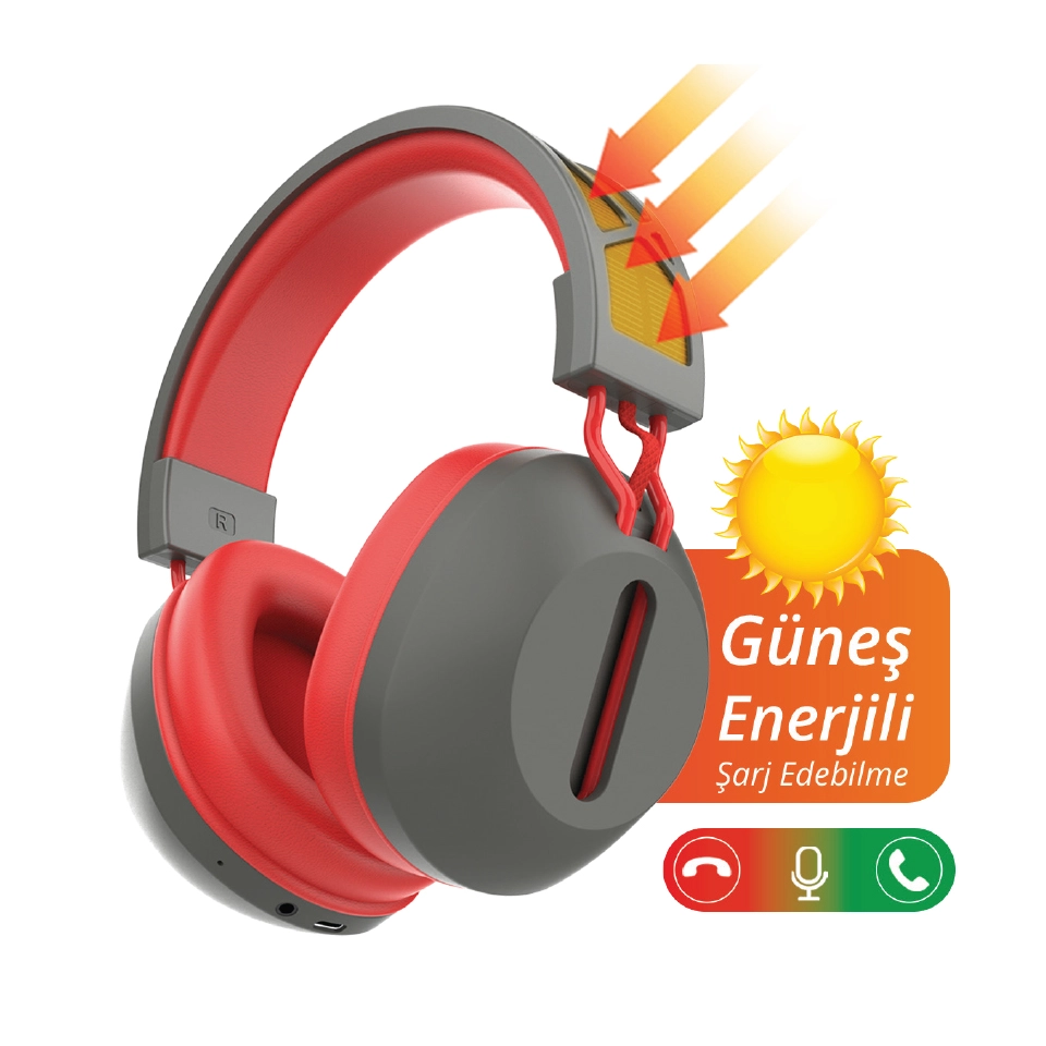 Piranha 2218 Güneş Enerjili Kablosuz Kulaklık