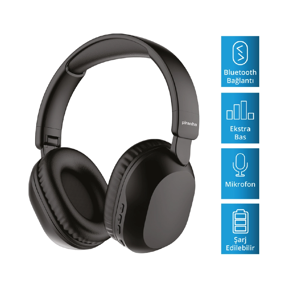 Piranha 2223 Bluetooth Kafaüstü Kulaklık