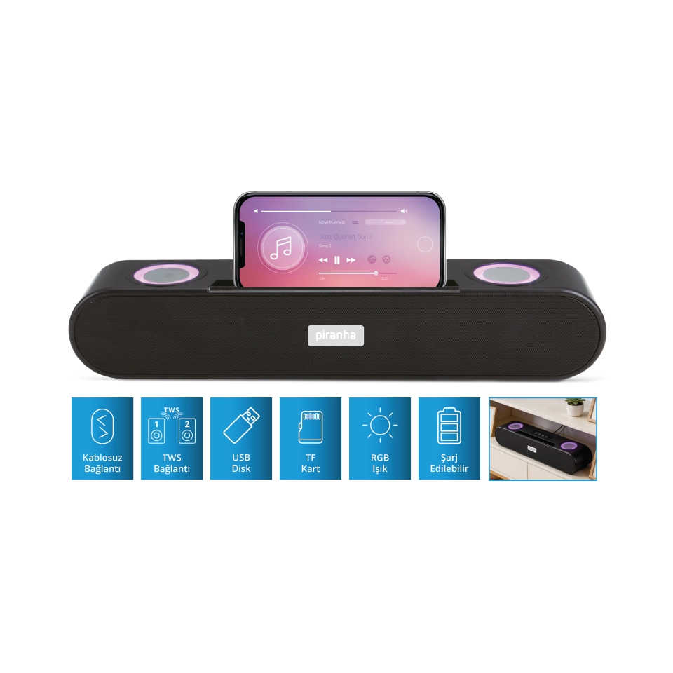 Piranha 7860 Bluetooth Hoparlör