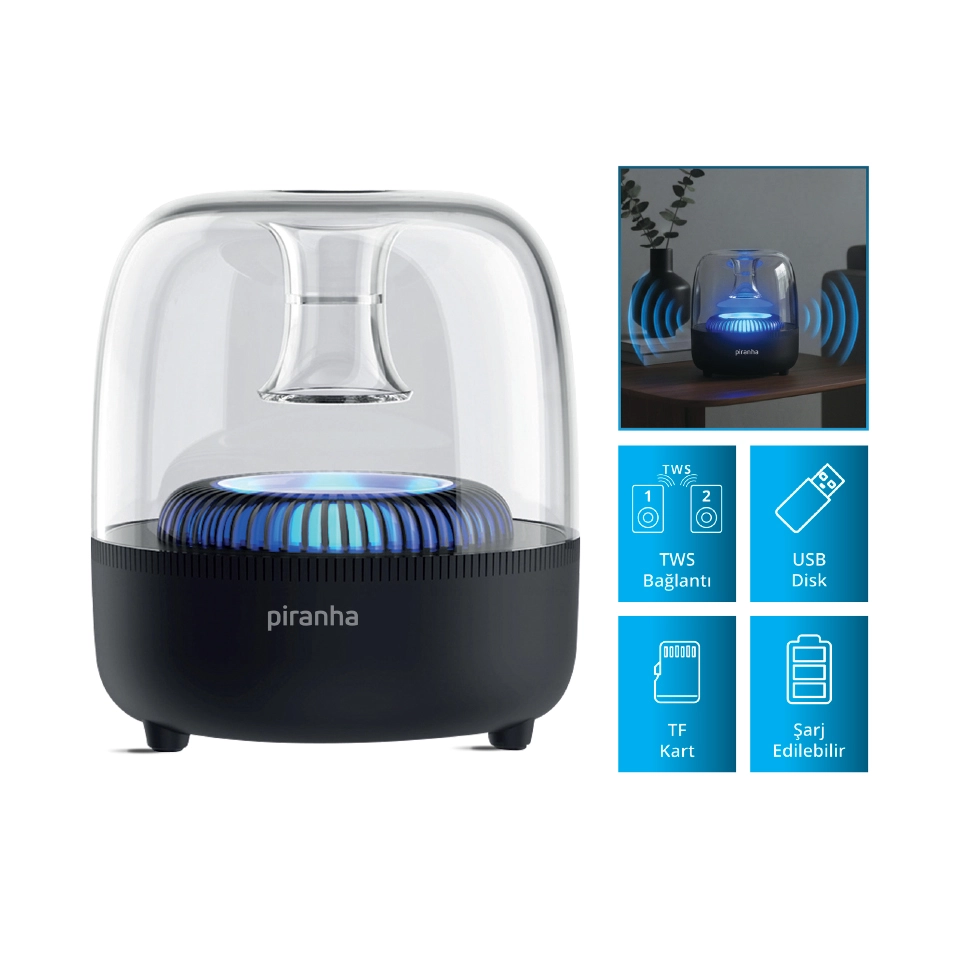 Piranha 7861 Bluetooth Hoparlör