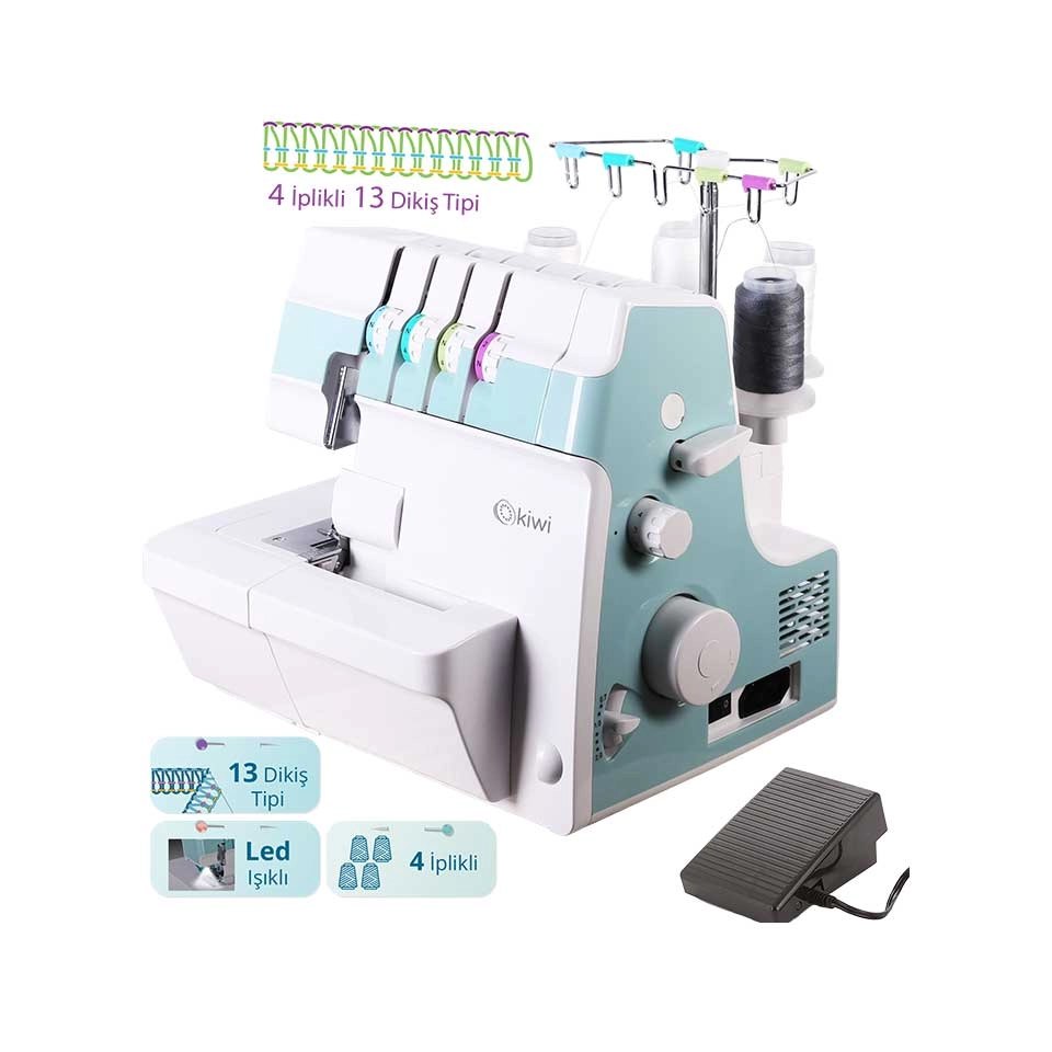 Kiwi KSW-3097 Overlok Makinesi