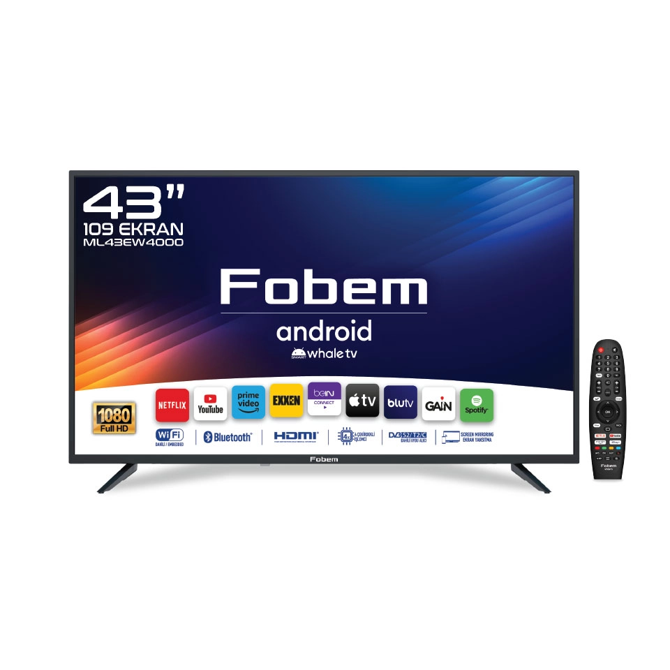 Fobem ML43EW4000 43'' FHD Android Led TV