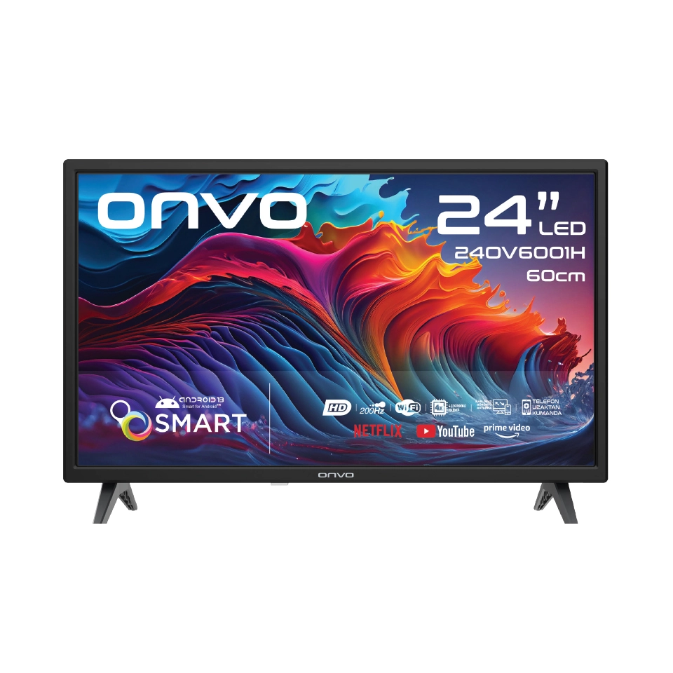 Onvo 24OVF6001H 24" Frameless HD Android Smart LED TV