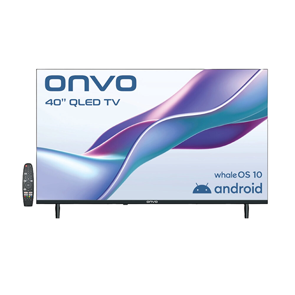 Onvo 40VQ80F2FA 40" Frameless FHD Whale OS 10 Android Qled TV