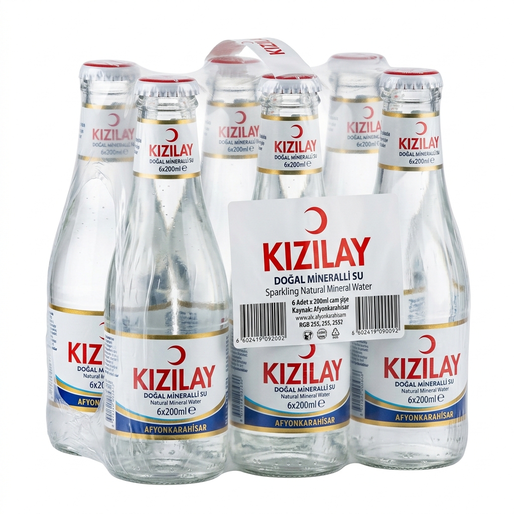 Kızılay Sade Maden Suyu 6x200 ml