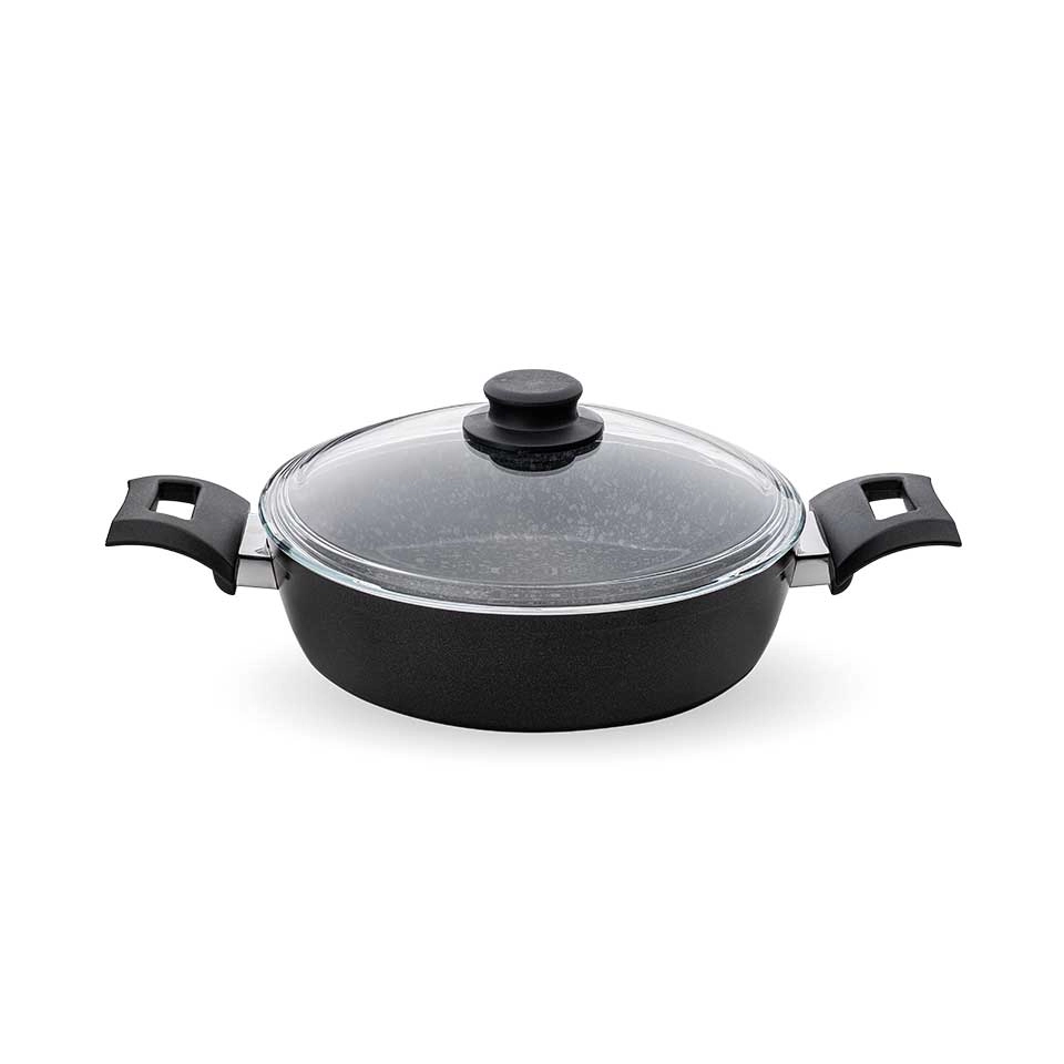 Cem Granit Basık Tencere 3 Mm 26 Cm